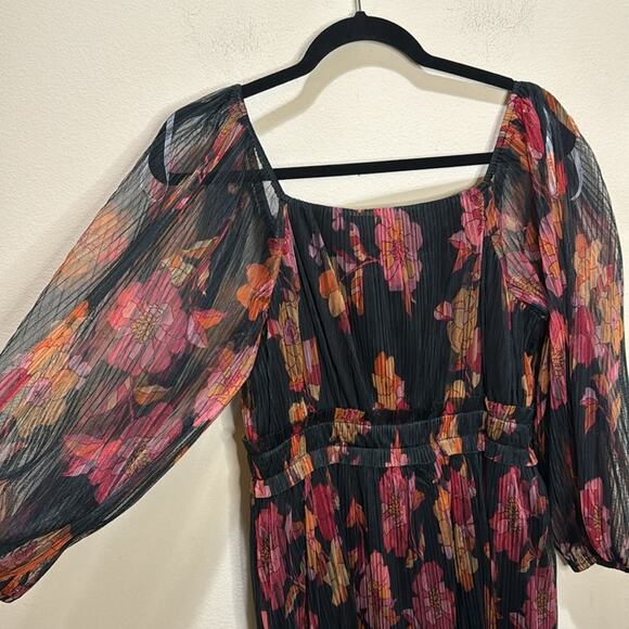 DR2 Sutton Floral Tulle Long Sleeve Dress Size M - Picture 8 of 9